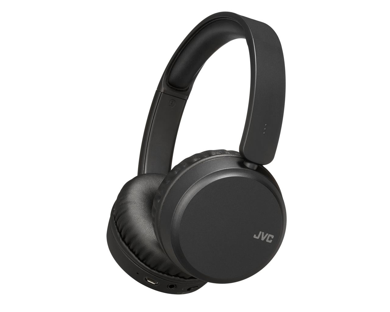 JVC Wireless On-ear Noise Cancelling Headphone HA-S65BNHeadphonesOn-ear headphones with Bluetooth and noise cancelling Bass boost function for dynamic bass sound(on/off) 11 hours of wireless listening(BT+NC)/16 hours of listening(BT only) with rechargeabl